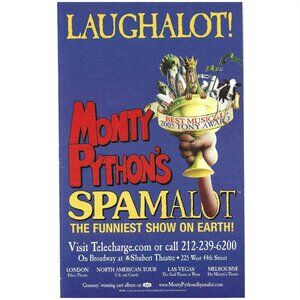 Laughalot Monty Python's Spamalot Musical Broadway New York 2000s Print Ad
